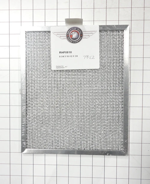 American Metal Filters Aluminum Range Hood Grease Filter 8-3/4 x 10-1/2 x 3/8 RHF0810