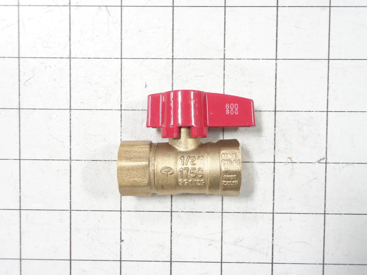 USD Products Straight Gas Ball Valve 1/2 In. FIP x 1/2 In. FIP 01-2808