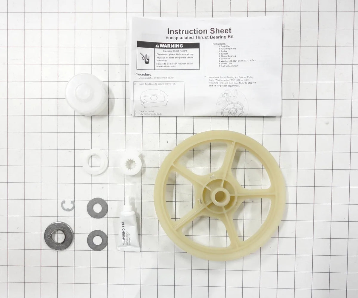 Whirlpool Washer Transmission Drive Pulley Kit 12002213