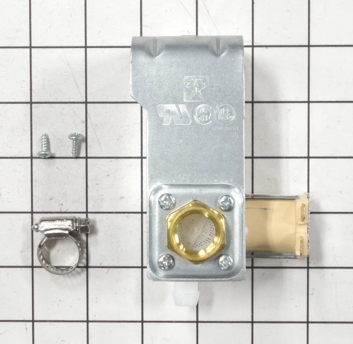 GE Dishwasher Water Valve with Screws and Clamps WD15X10010