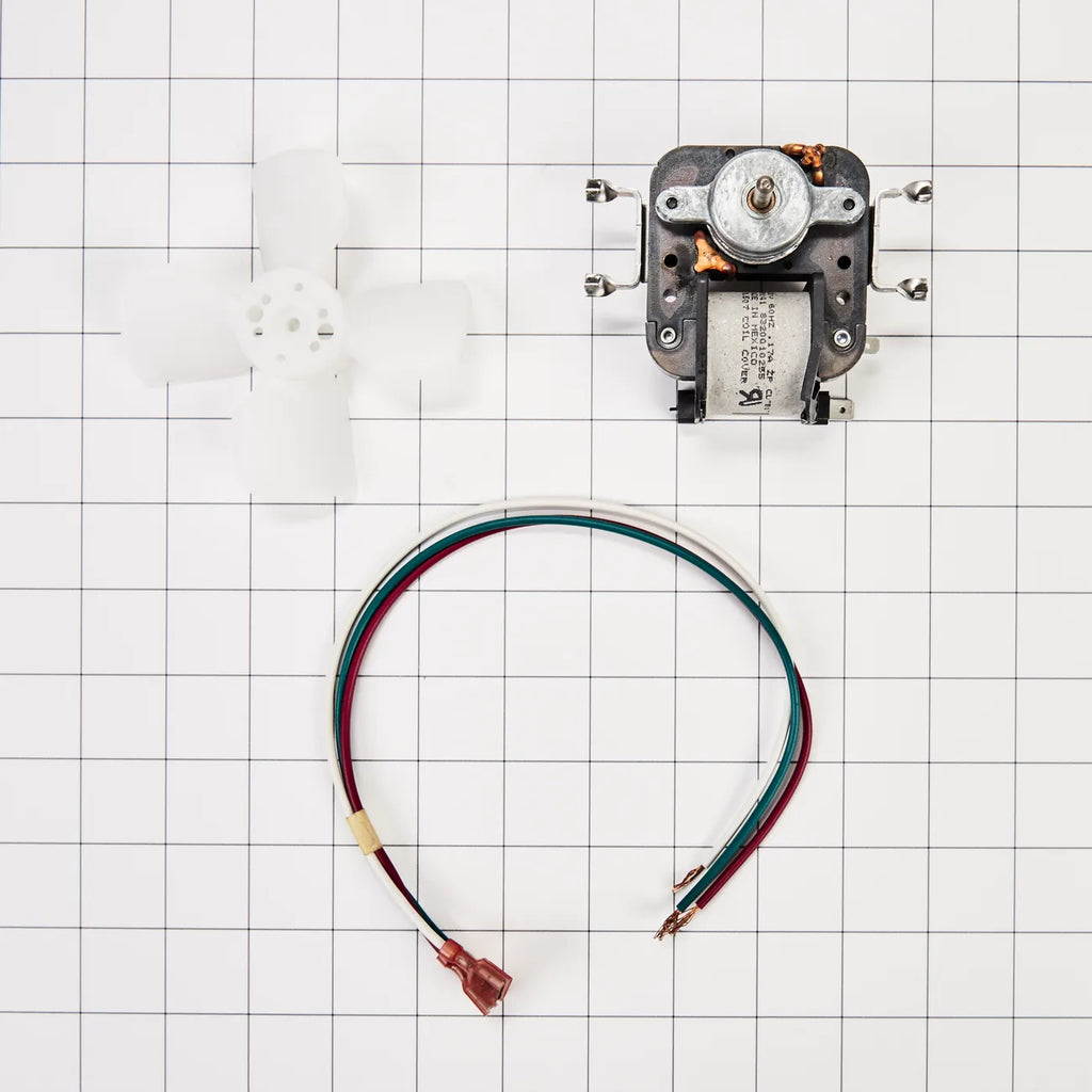 Whirlpool Refrigerator Evaporator Fan Motor Kit with Blade 482469