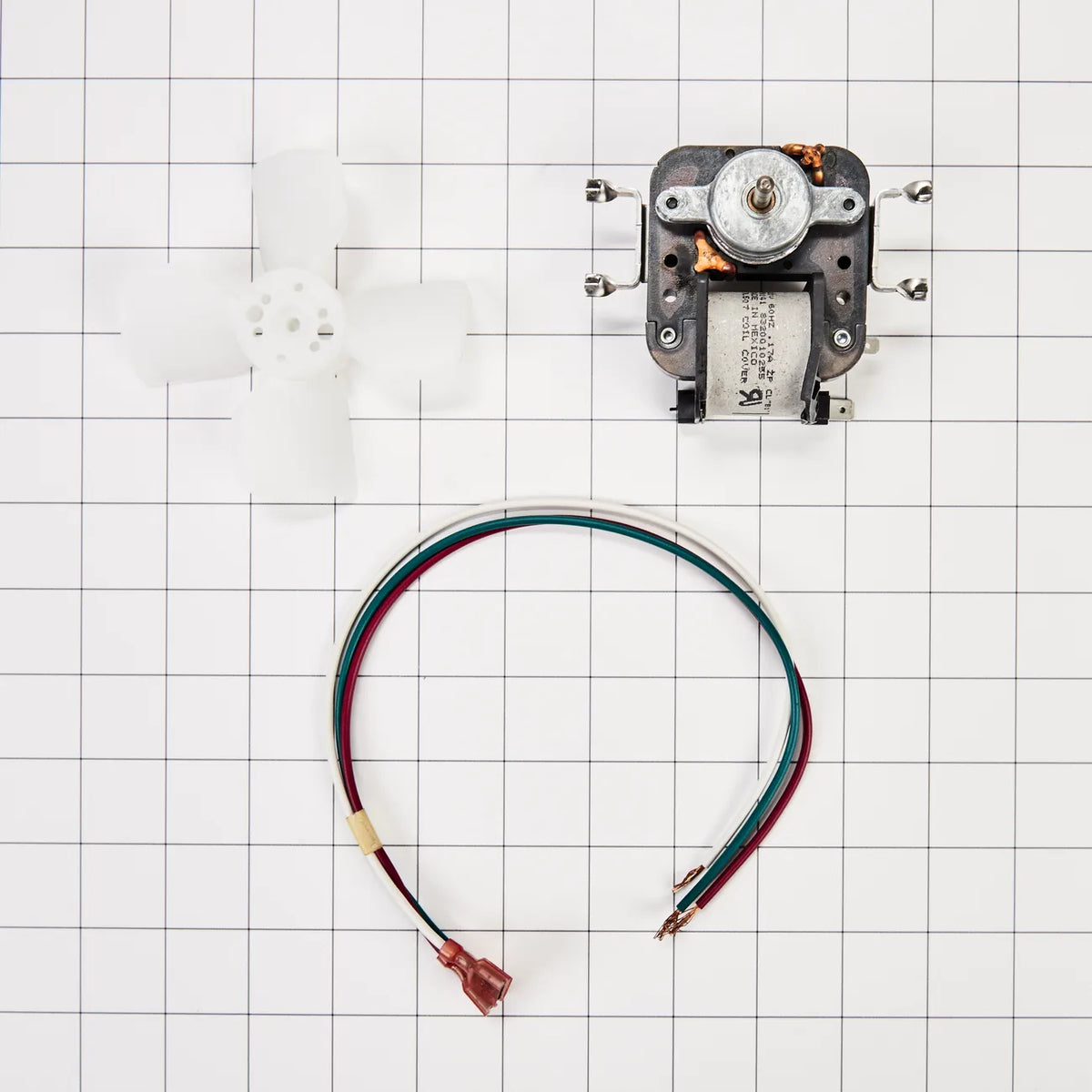 Whirlpool Refrigerator Evaporator Fan Motor Kit with Blade 482469