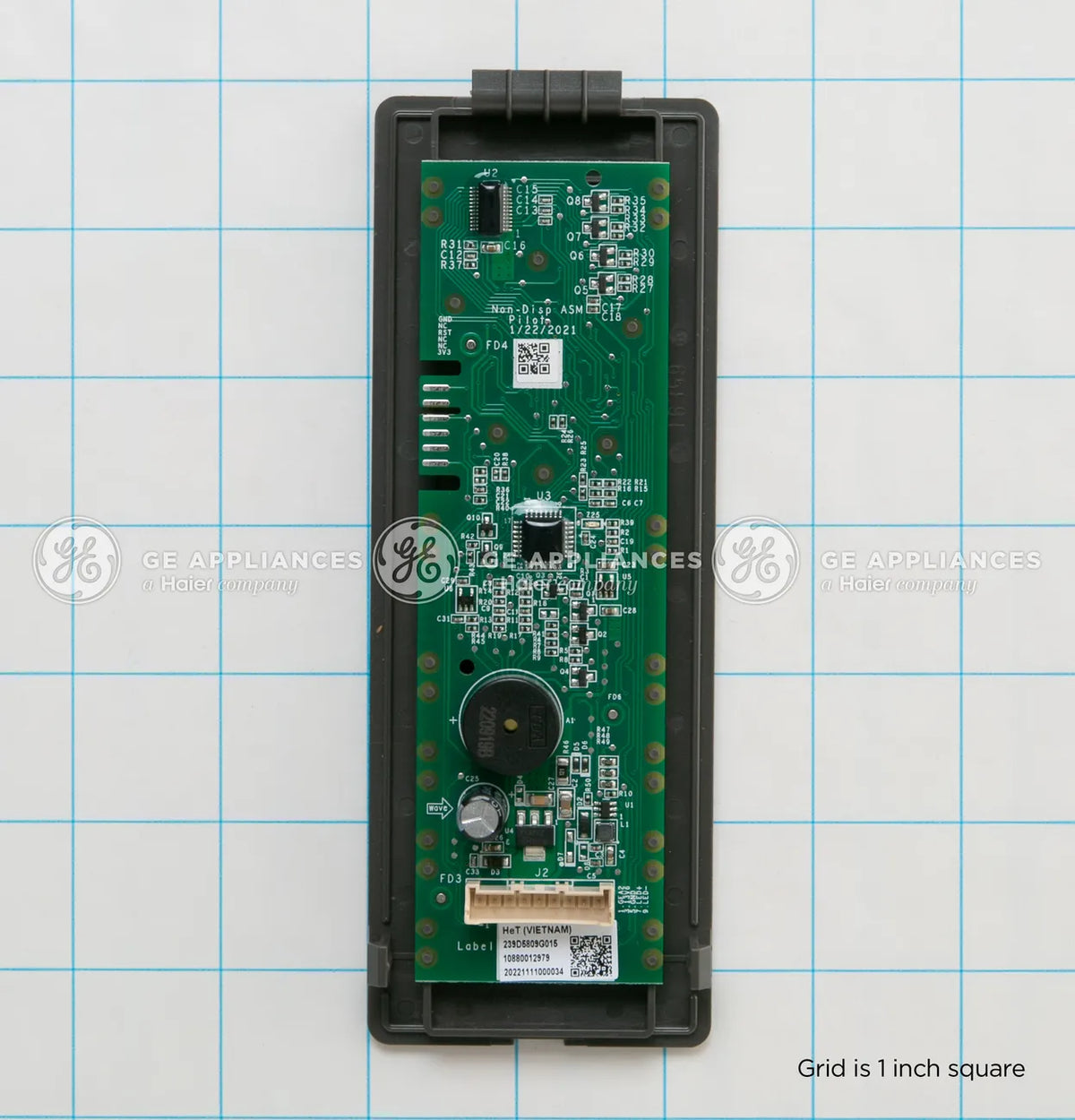 GE Refrigerator Left-Hand Door Side Control Assembly WR55X39248