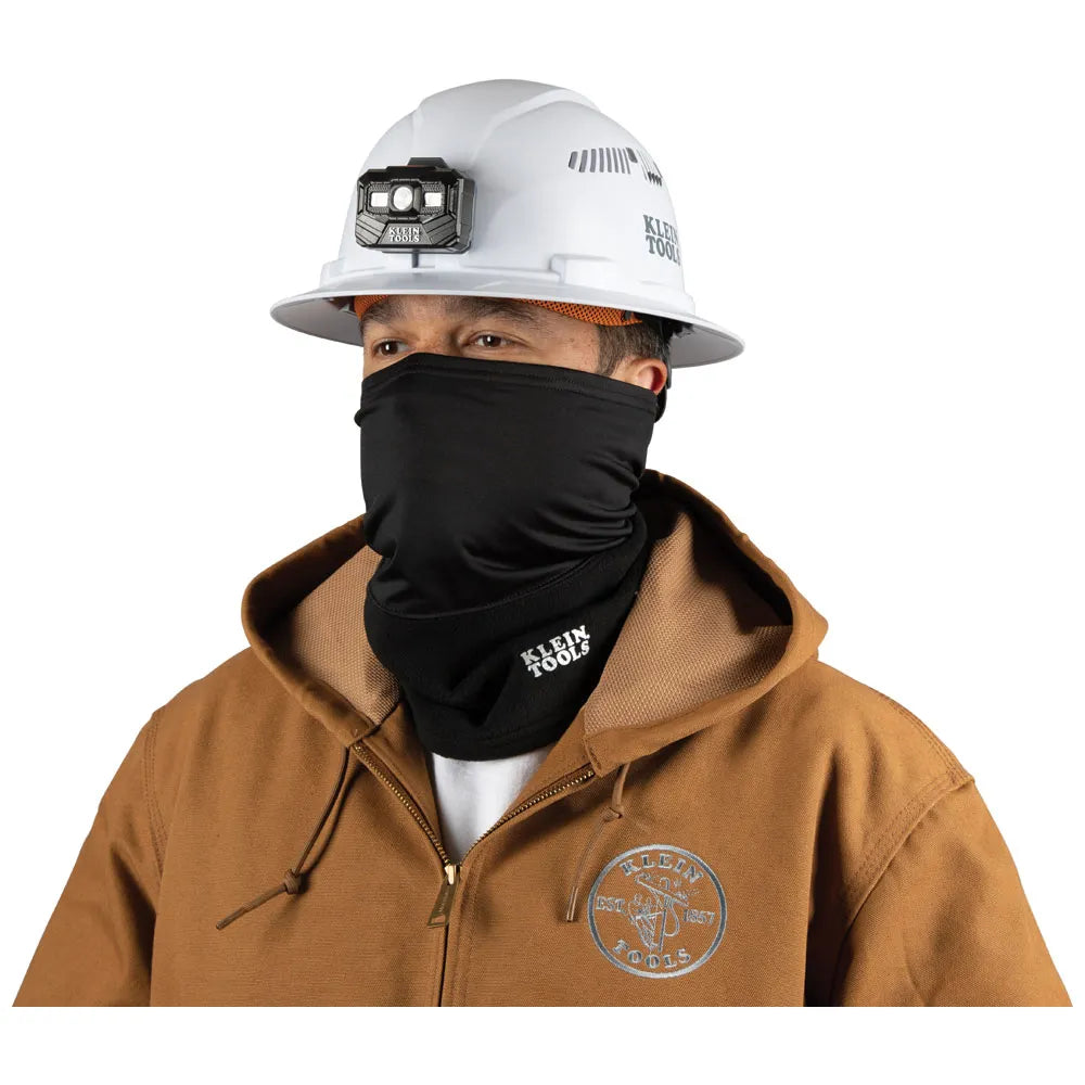 Klein Tools Neck and Face Warming Half-Band, Black 60466