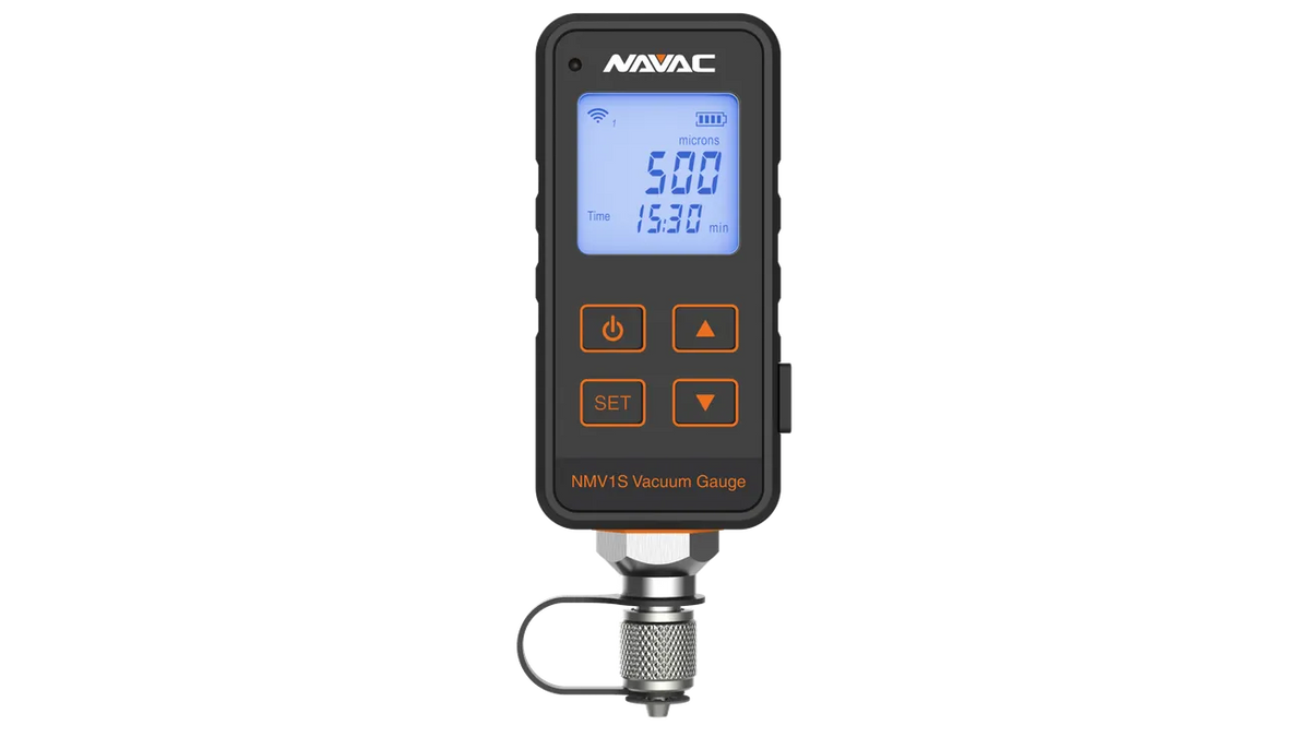 NAVAC Premium Rechargeable Micron Vacuum Gauge NMV1S