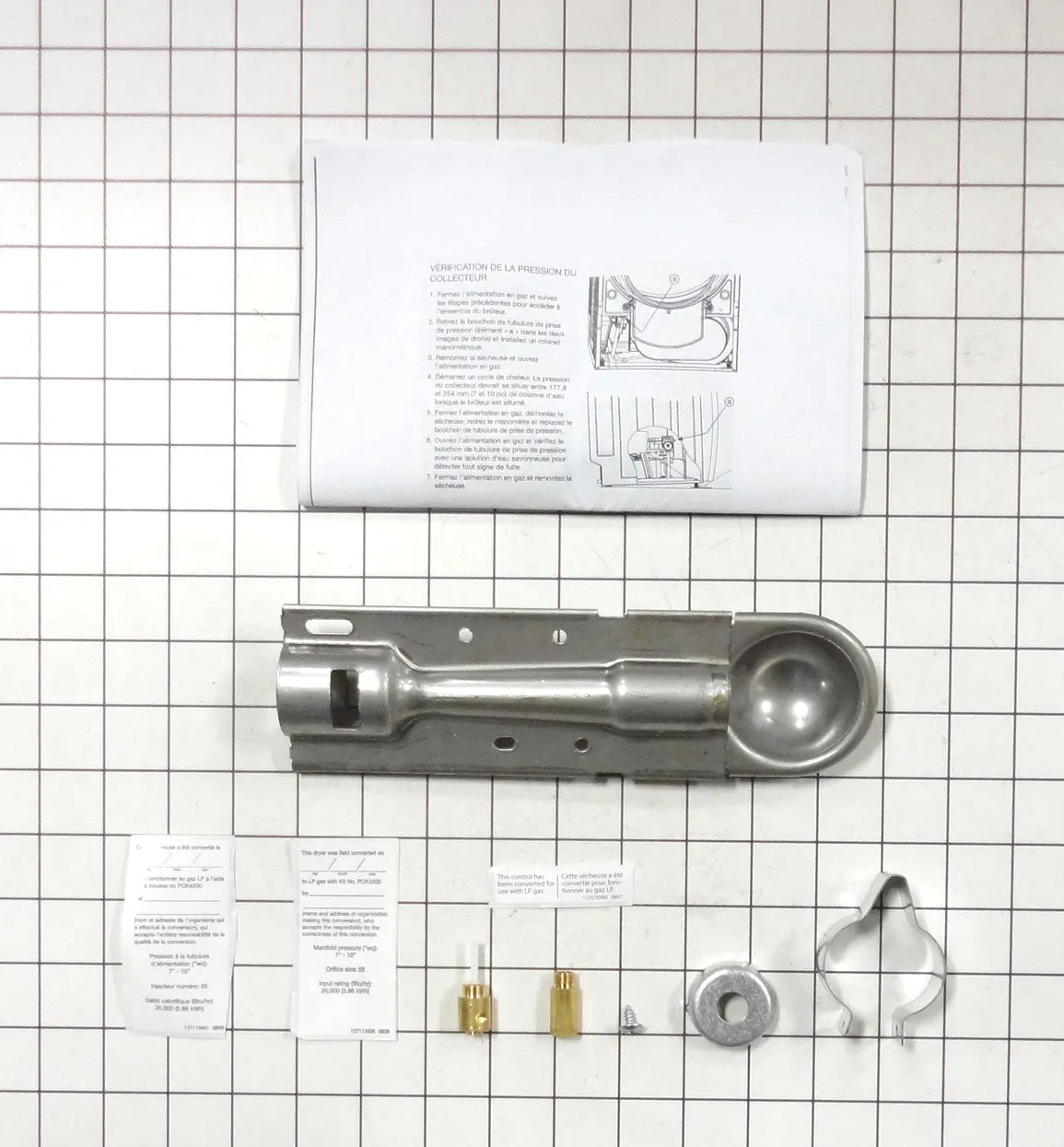 Frigidaire Gas Dryer LP Conversion Kit PCK4200