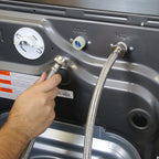 EZ-Flo Washer Stainless Steel Fill Hose 4 Ft. FHT x FHT 48367