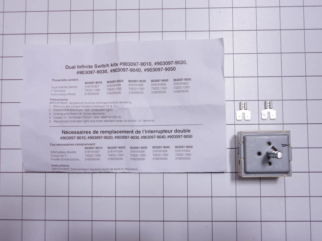 Frigidaire Range Switch Kit 903097-9040