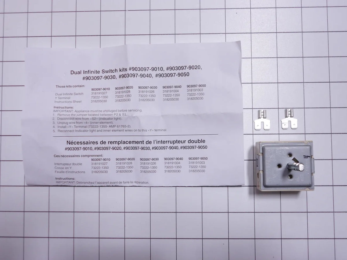 Frigidaire Range Switch Kit 903097-9040