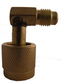 Supco 90 Degree Hose Gas Retaining Coupler 1/4 Inch Flare SF2090