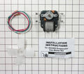 Whirlpool Refrigerator Evaporator Fan Motor Kit with Blade 482469
