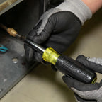 Klein Tools 11-in-1 HVAC Screwdriver / Nut Driver With Schrader Bits 32527