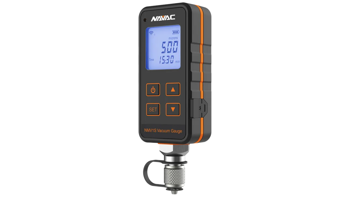 NAVAC Premium Rechargeable Micron Vacuum Gauge NMV1S