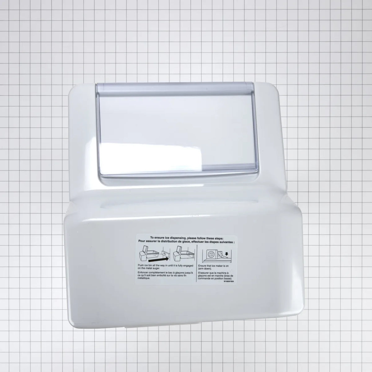 Whirlpool Refrigerator Ice Container Assembly WPW10558423