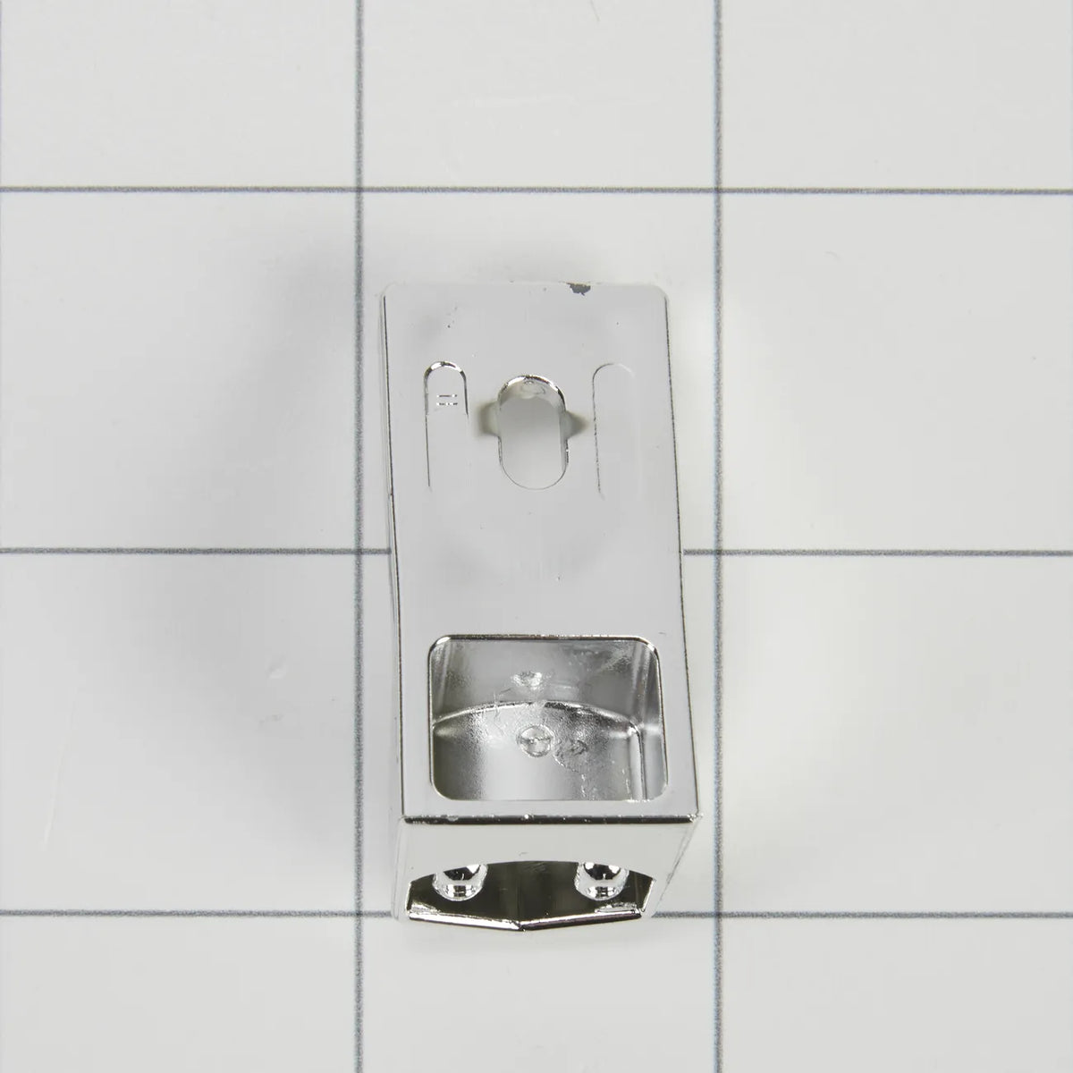 Whirlpool Refrigerator Bottom Door End Cap Chrome WP2183139