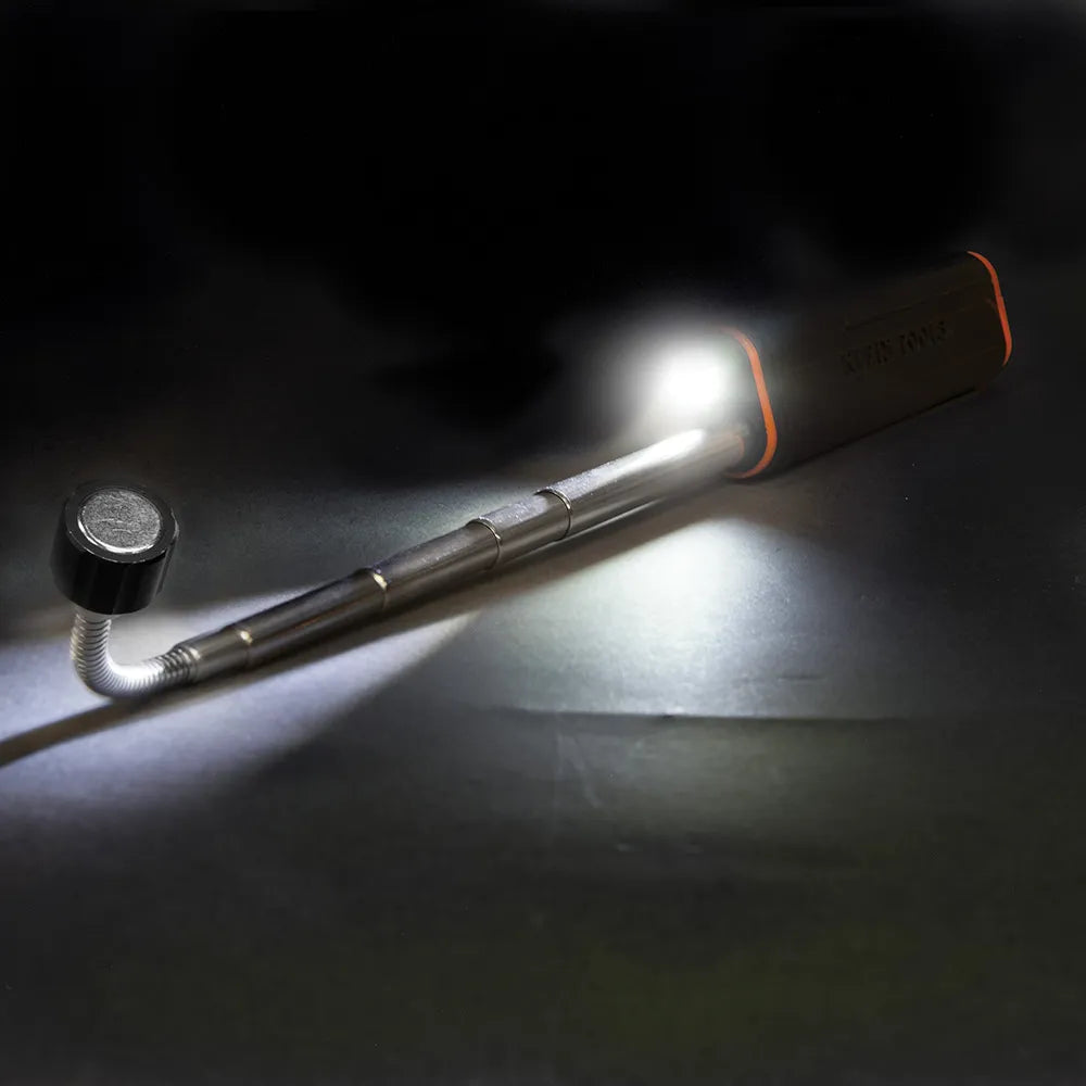 Klein Tools Telescoping Magnetic LED Light and Pickup Tool 56027-VAC