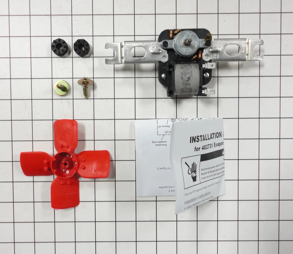 Whirlpool Refrigerator Evaporator Fan Motor Kit 482731