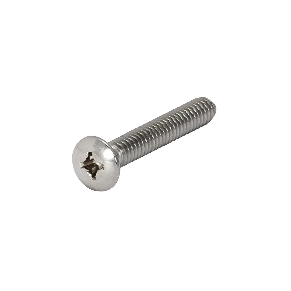 EZ-Flo Round Overflow Faceplate Two-Hole with Brass Screws Chrome 35245