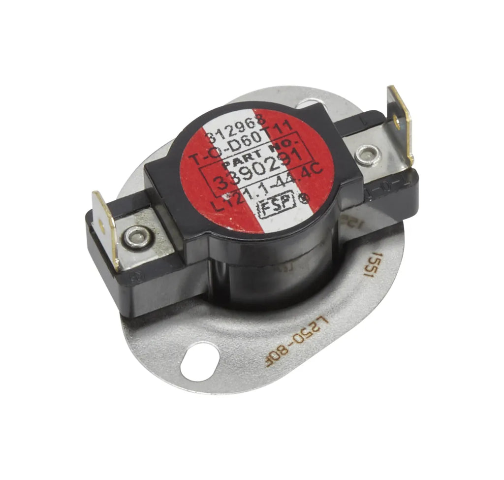 Whirlpool Dryer High Limit Thermostat 250F WP3390291