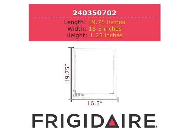 Frigidaire Refrigerator Crisper Cover Frame 240350702