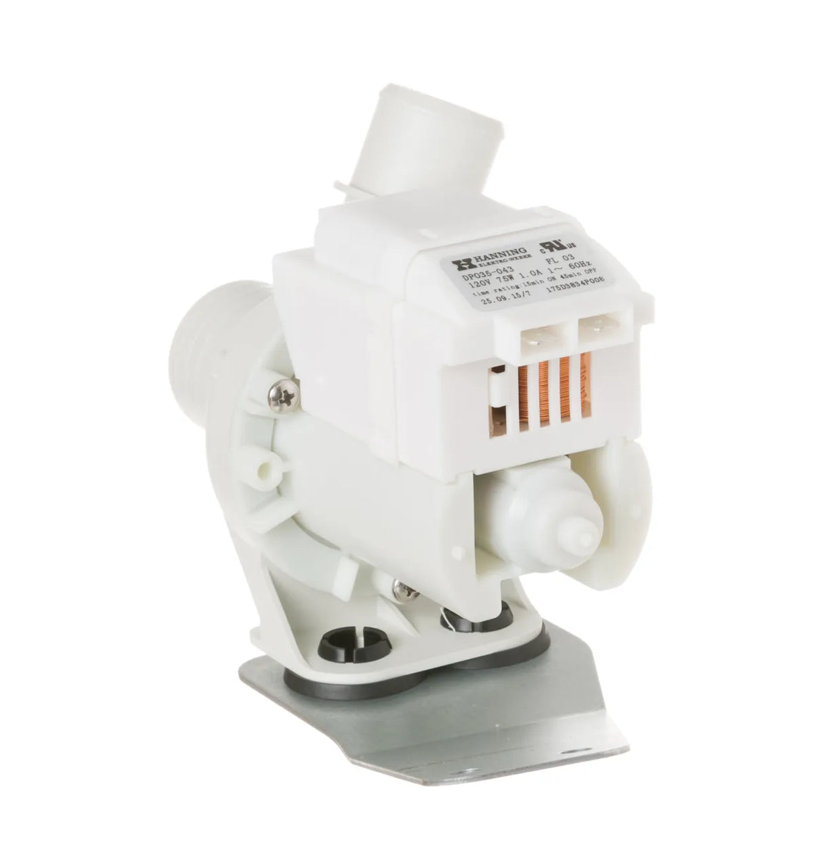 GE Washer Drain Pump and Motor 120V WH23X10043