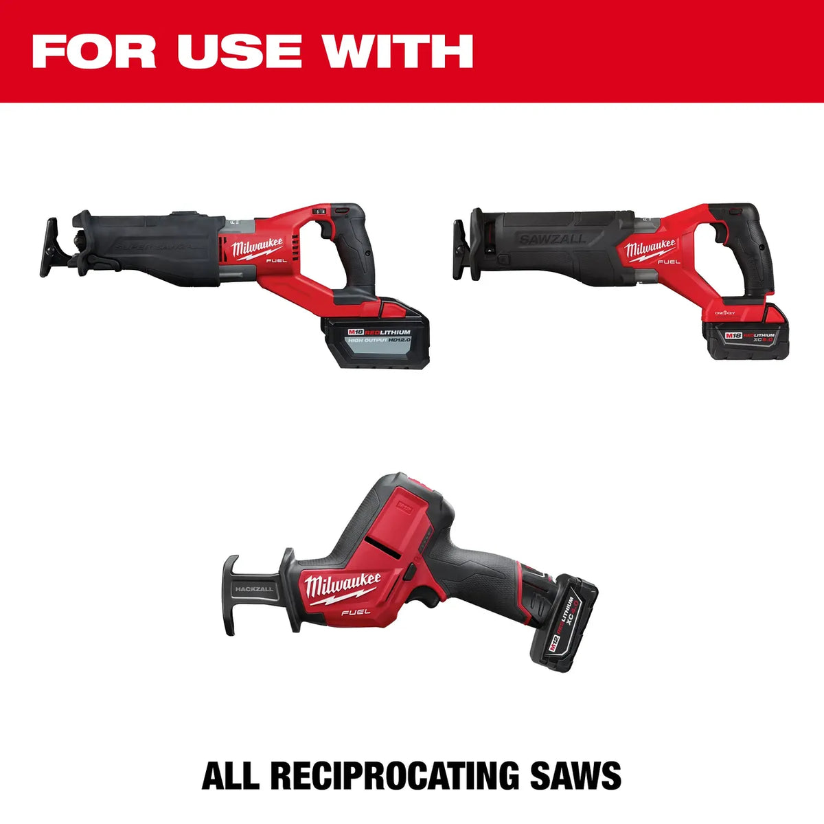 Milwaukee Sawzall Reciprocating Saw Blade Set, 10-Piece 49-22-1110