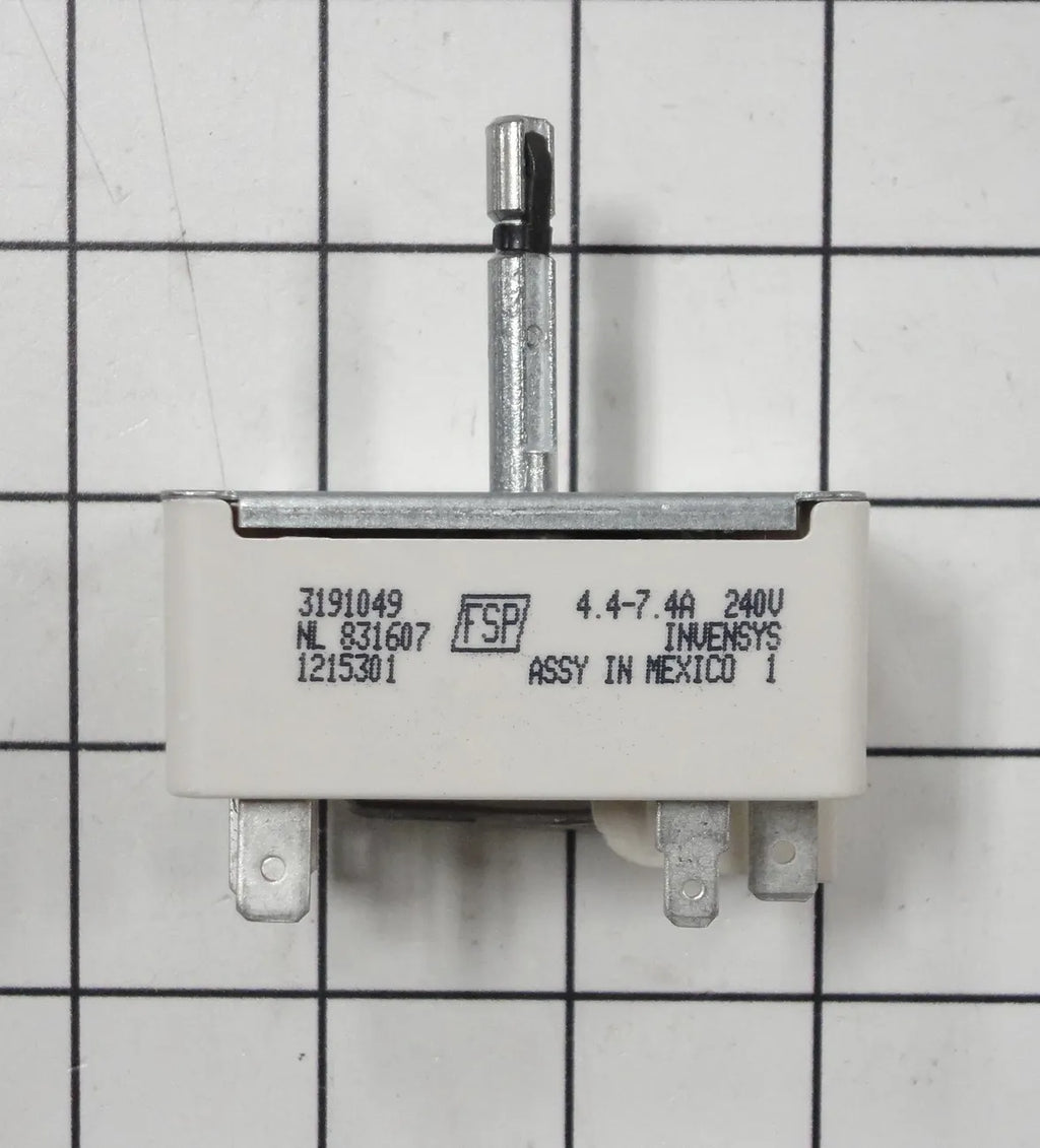 Whirlpool Range Surface Element Switch WP3191049