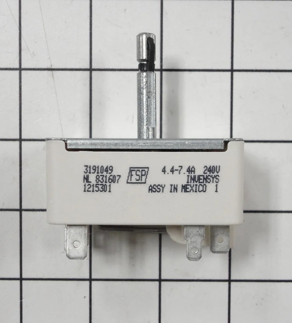 Whirlpool Range Surface Element Switch WP3191049