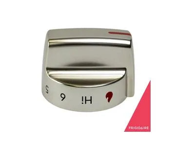 Frigidaire Range Oven Control Knob Stainless Steel 5304509064