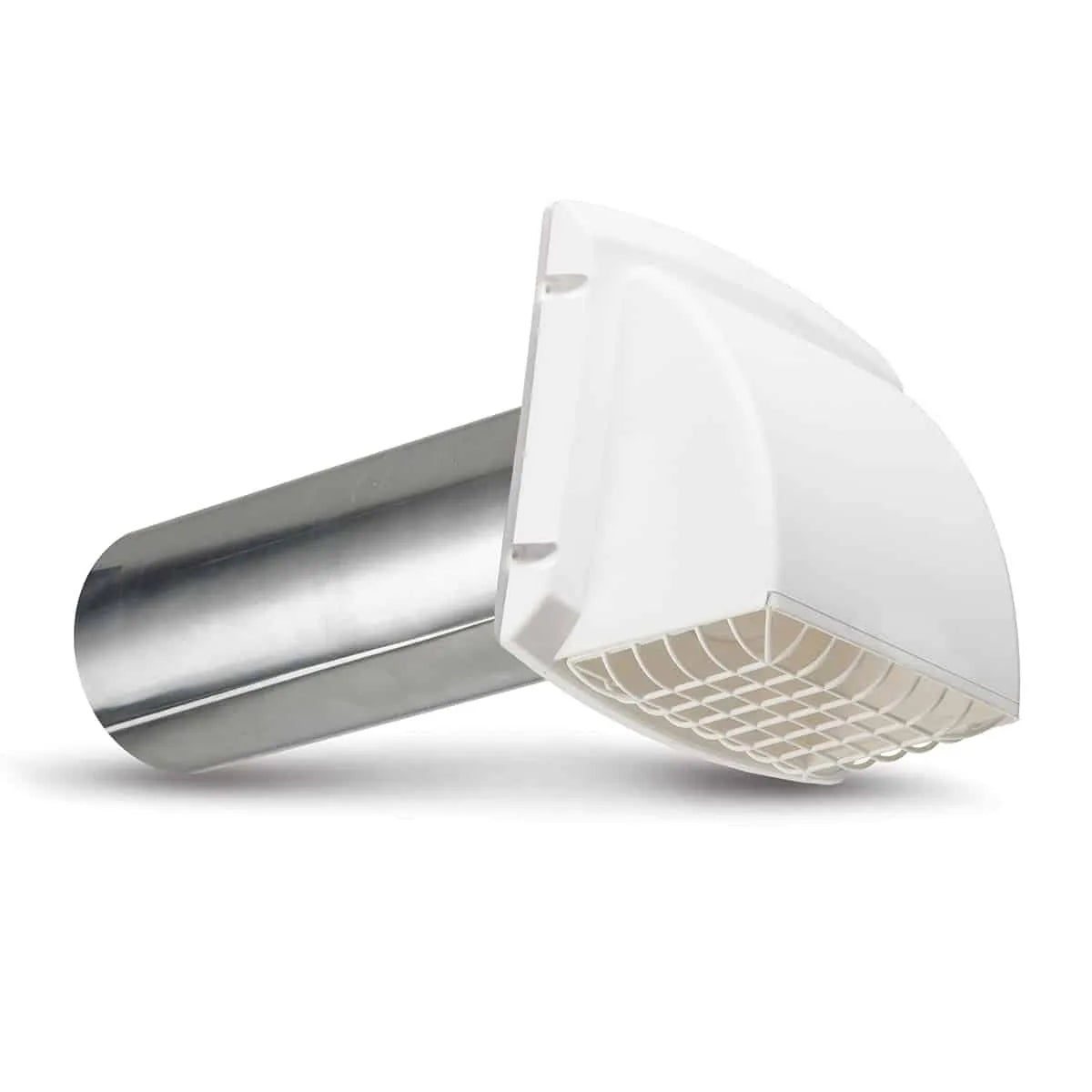 Dundas Jafine ProMax Wide Mouth Dryer Vent Hood 4" White with Pest Guard PMH4WXZ