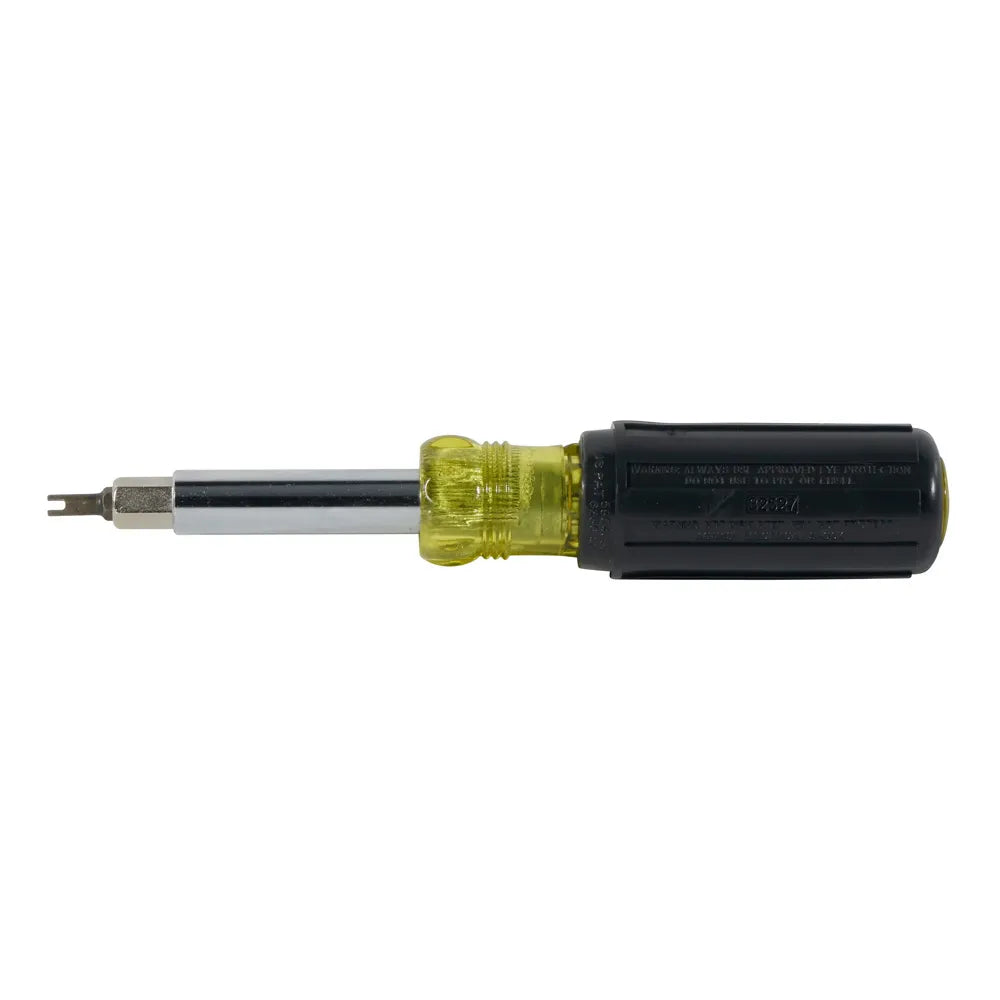 Klein Tools 11-in-1 HVAC Screwdriver / Nut Driver With Schrader Bits 32527