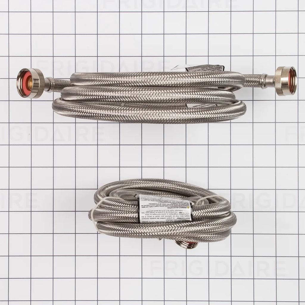 Frigidaire Stainless Steel Washer Fill Hoses 6 ft. 2 Pack 5304490736