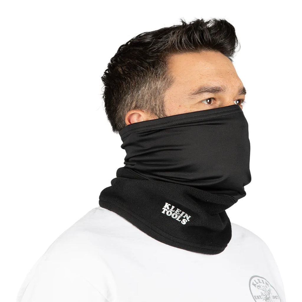 Klein Tools Neck and Face Warming Half-Band, Black 60466