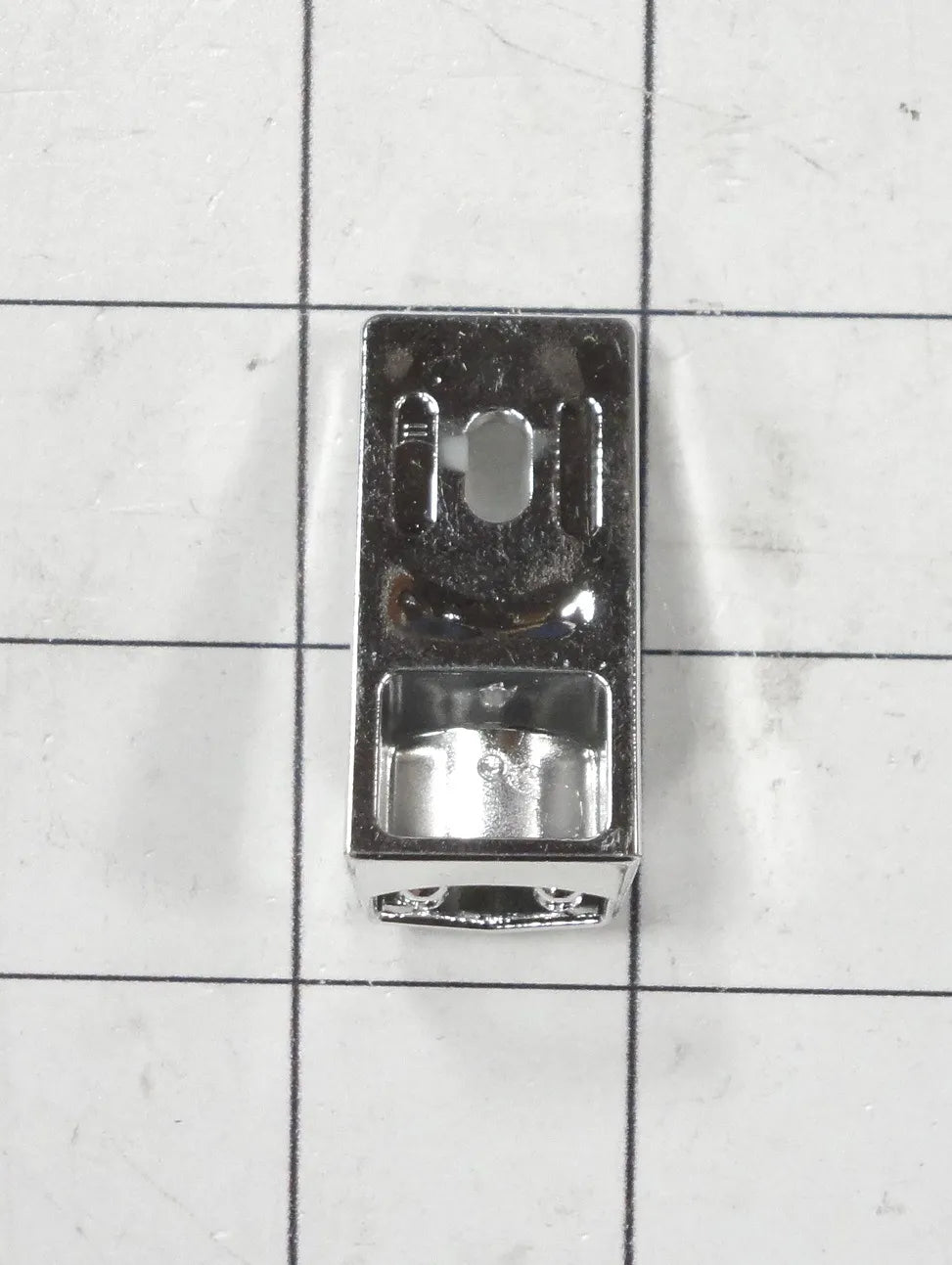 Whirlpool Refrigerator Bottom Door End Cap Chrome WP2183139