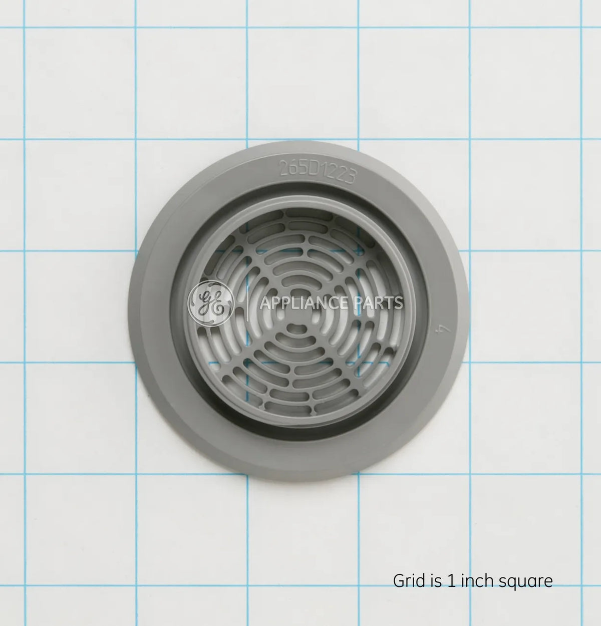 GE Dishwasher Vent Cover, Gray WD12X10471