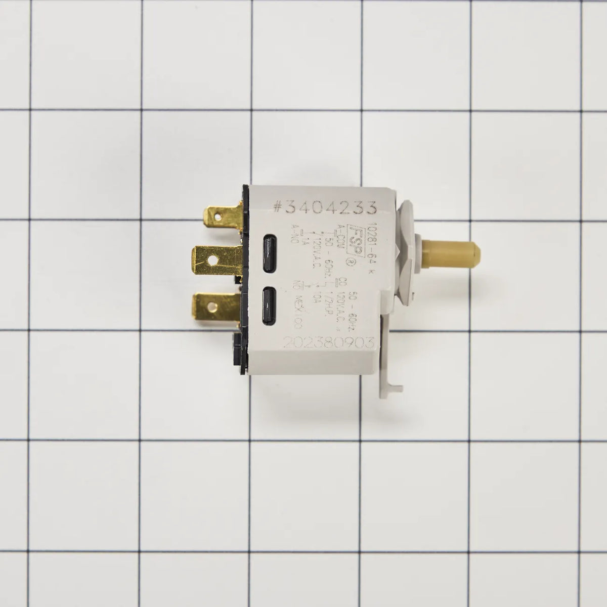 Whirlpool Washer/Dryer Push-to-Start Switch WP3404233