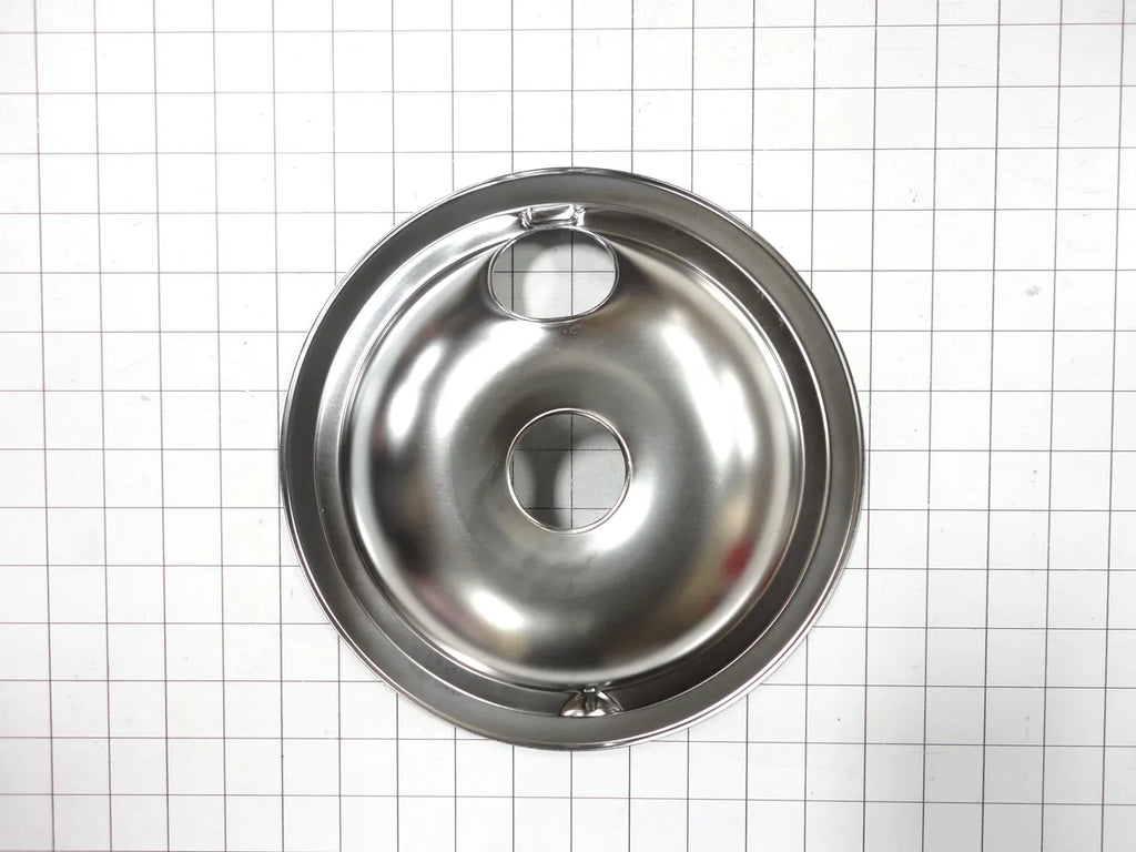 GE Range 8 in. Chrome Burner Drip Bowl WB31K10266
