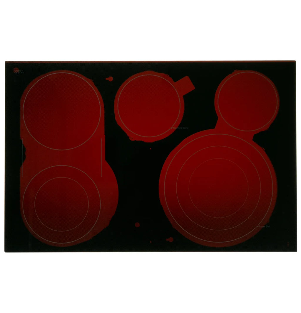 GE Range Black Glass Maintop Assembly WB62X42426