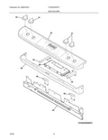 Frigidaire Range Control Panel Assembly Black Stainless 318922131