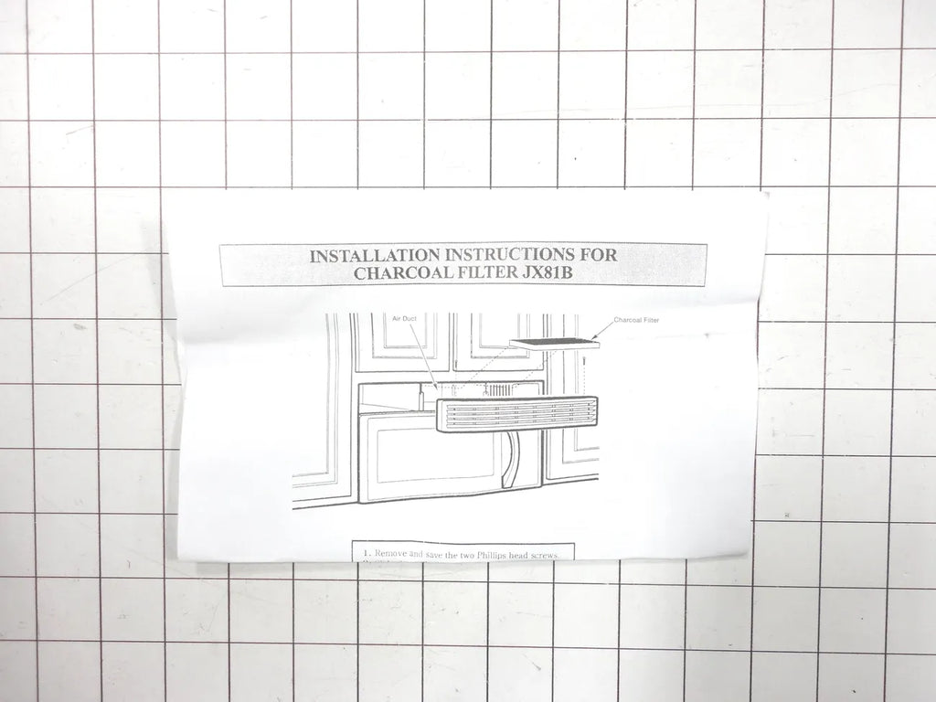 GE Microwave Charcoal Filter WB02X10733