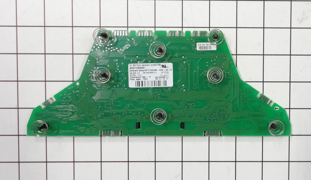 Whirlpool Range Oven User Interface Display Board WPW10396615