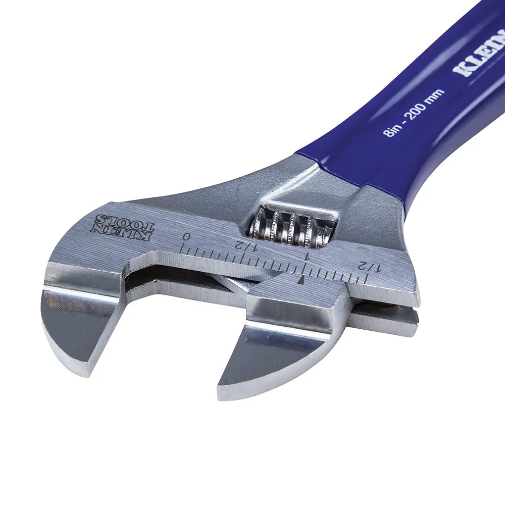 Klein Tools Slim-Jaw Adjustable Wrench, 8 In D86936