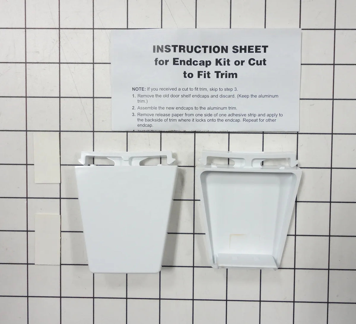 Whirlpool Refrigerator Door Shelf End Cap Kit 4318297