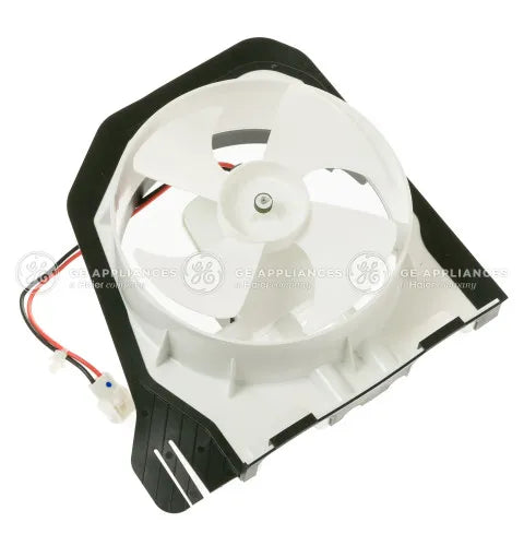 GE Refrigerator Condenser Fan Motor and Housing WR17X31476