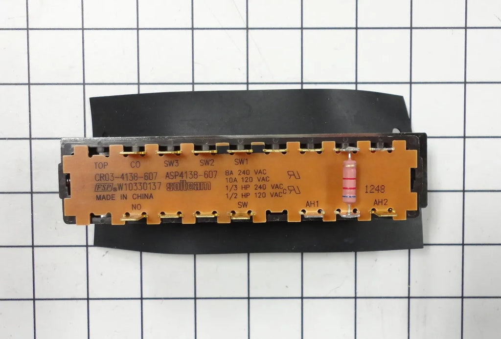 Whirlpool Dryer Push Button Switch WPW10330137