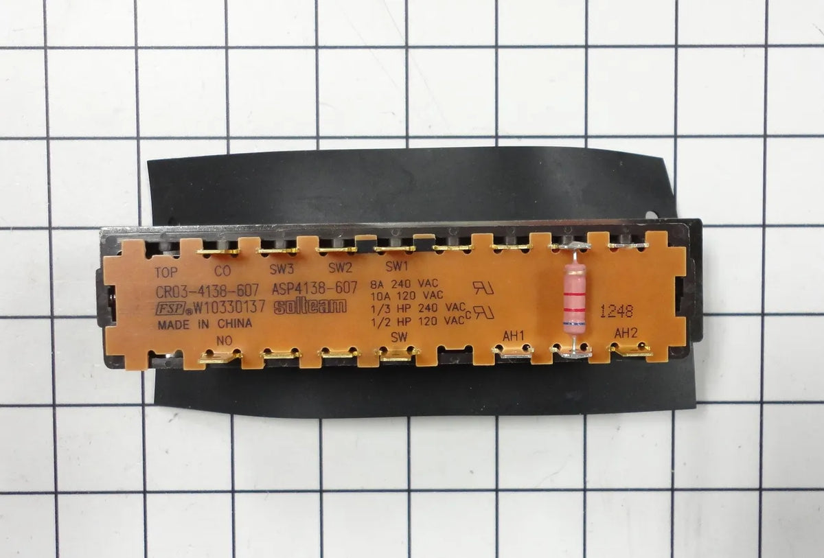 Whirlpool Dryer Push Button Switch WPW10330137