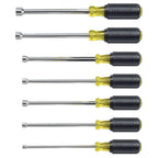 Klein Tools Nut Driver Set, 6" Hollow Shafts, 7-Piece 647