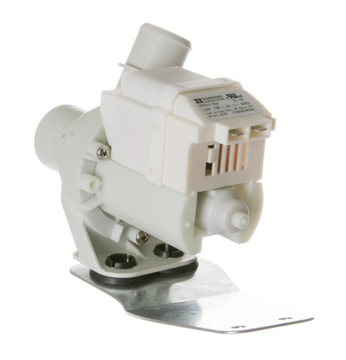 GE Washer Drain Pump and Motor Assembly with Bracket WH23X10030