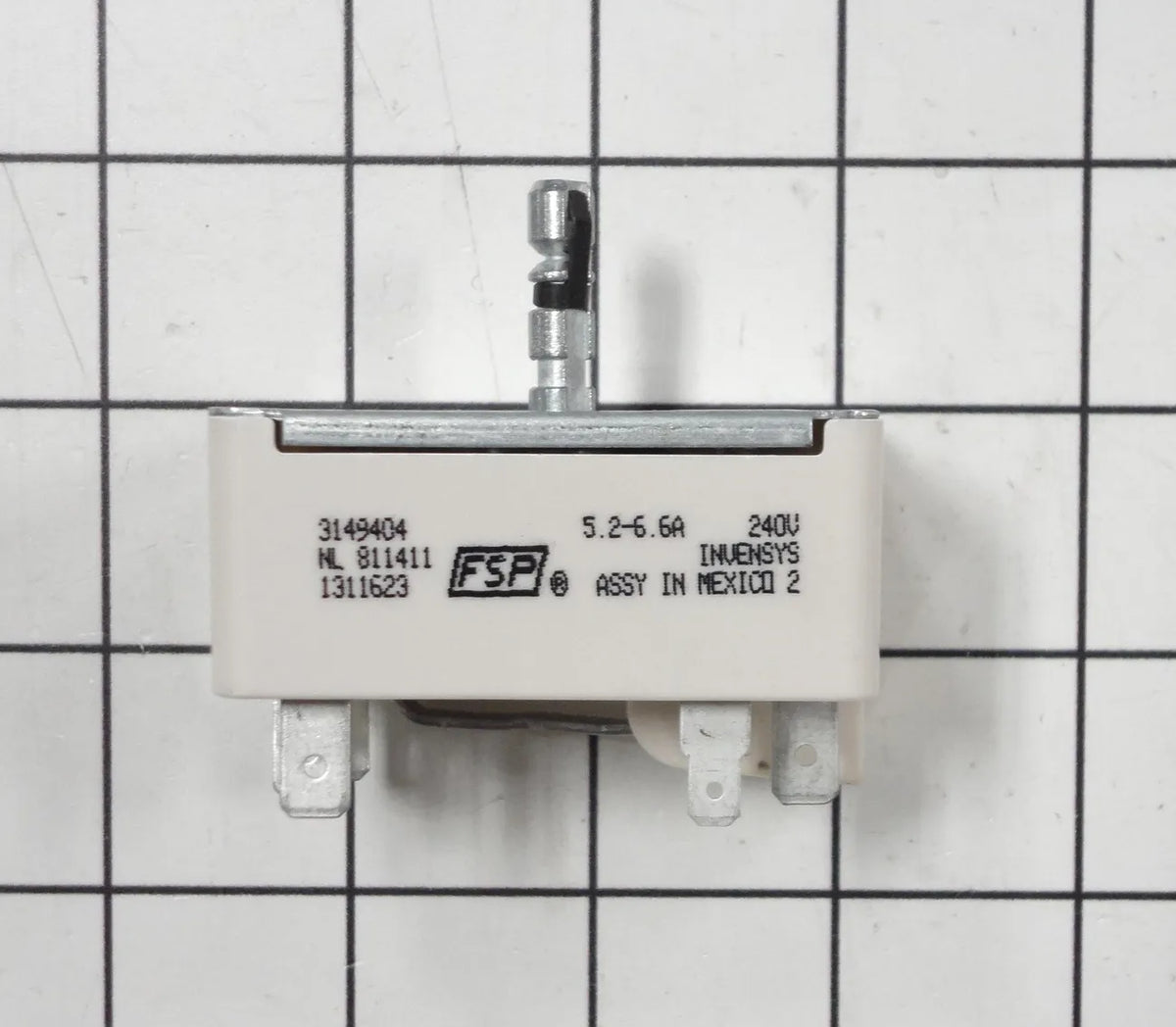 Whirlpool Range 6 Inch Infinite Switch WP3149404