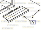 Whirlpool Refrigerator Ice and Water Dispenser Drip Tray WP2206670B